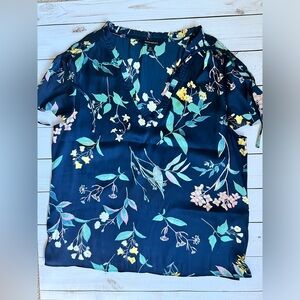 Banana Republic Floral Blouse XS